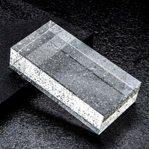 K9气泡精磨水晶砖