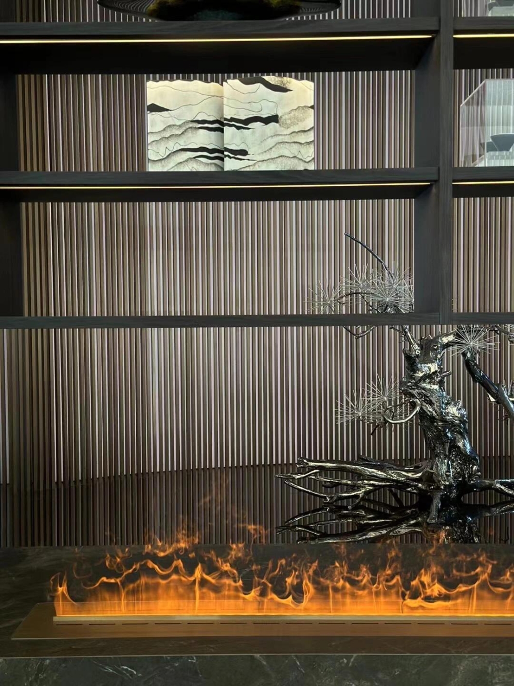 仿真雾化壁炉