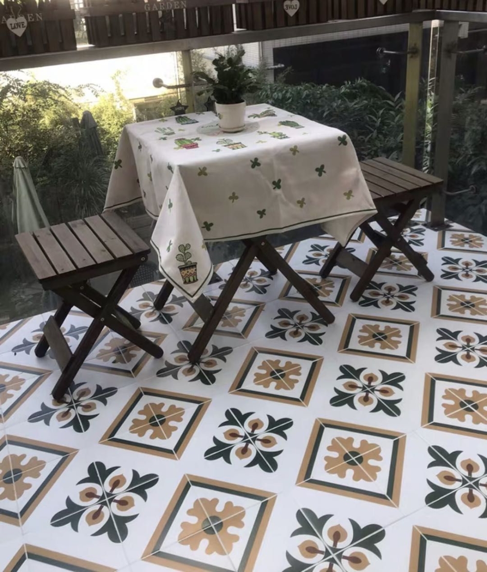 水泥手工花砖