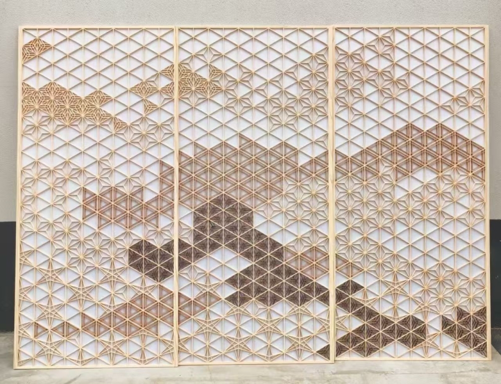 组子细工屏风7