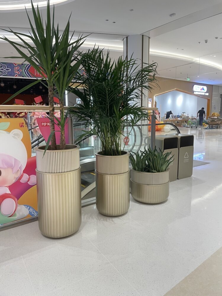 耶利雅 金属花缸