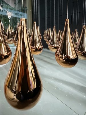 舞台升降球酒吧展厅商场数控矩阵灯动态悬浮升降球