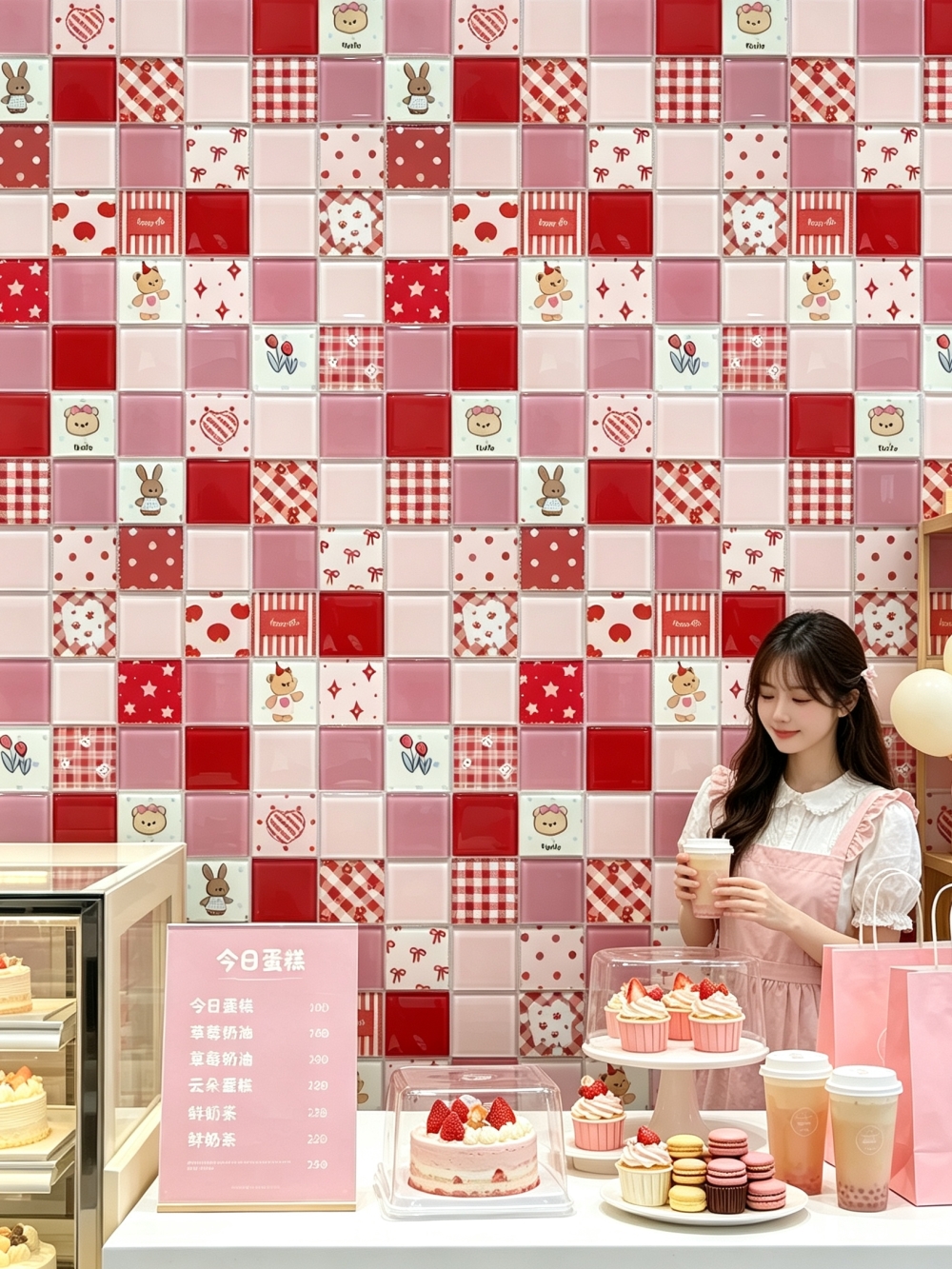 方格拾趣果冻砖