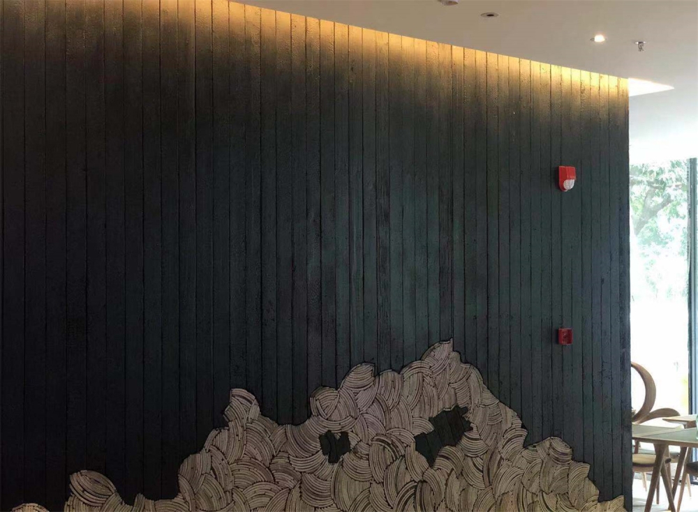 烧木+瓦肌理