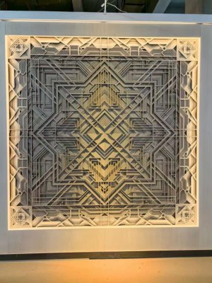 天然木饰面雕刻板画13