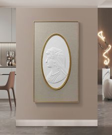 3D立体木雕砂岩画 