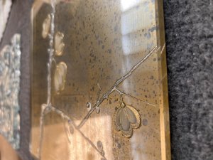 金箔仿古艺术玻璃