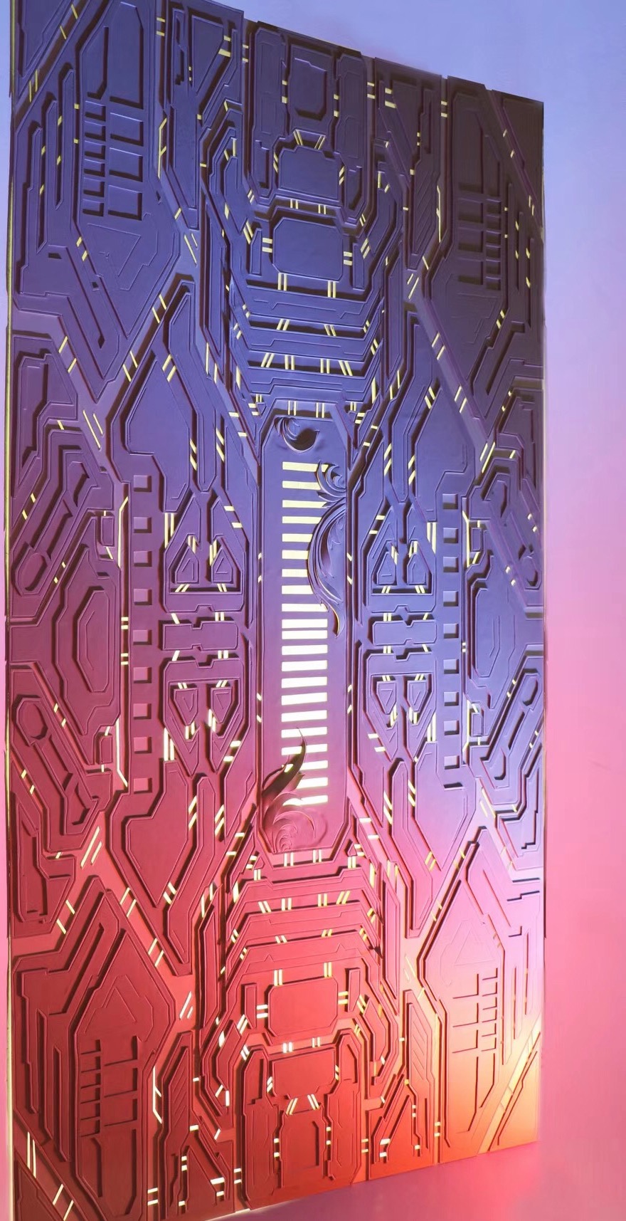 艺术皮雕背景墙