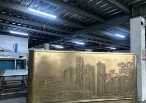 液态金属浮雕前台