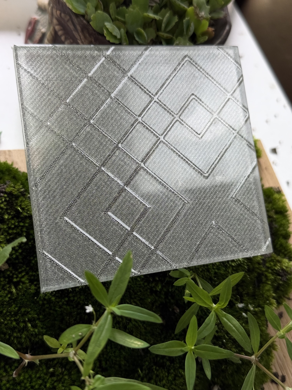 夹丝玻璃