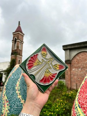 珐琅邛彩 曼珠沙华
