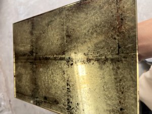 金箔仿古艺术玻璃