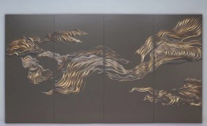 艺术皮雕背景