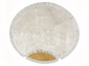 流苏圆形地毯