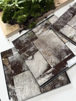 仿古贝壳艺术玻璃