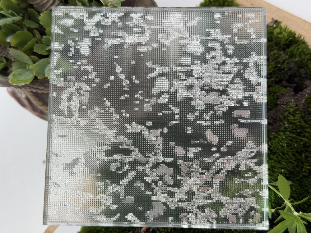 夹丝玻璃