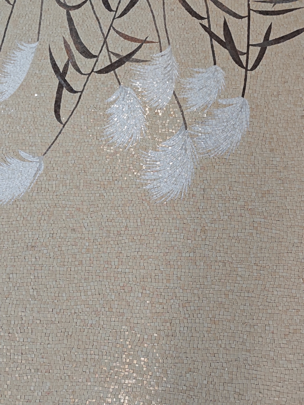 芦苇剪画马赛克