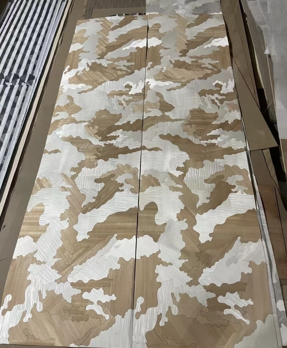 艺术木皮拼花饰面01