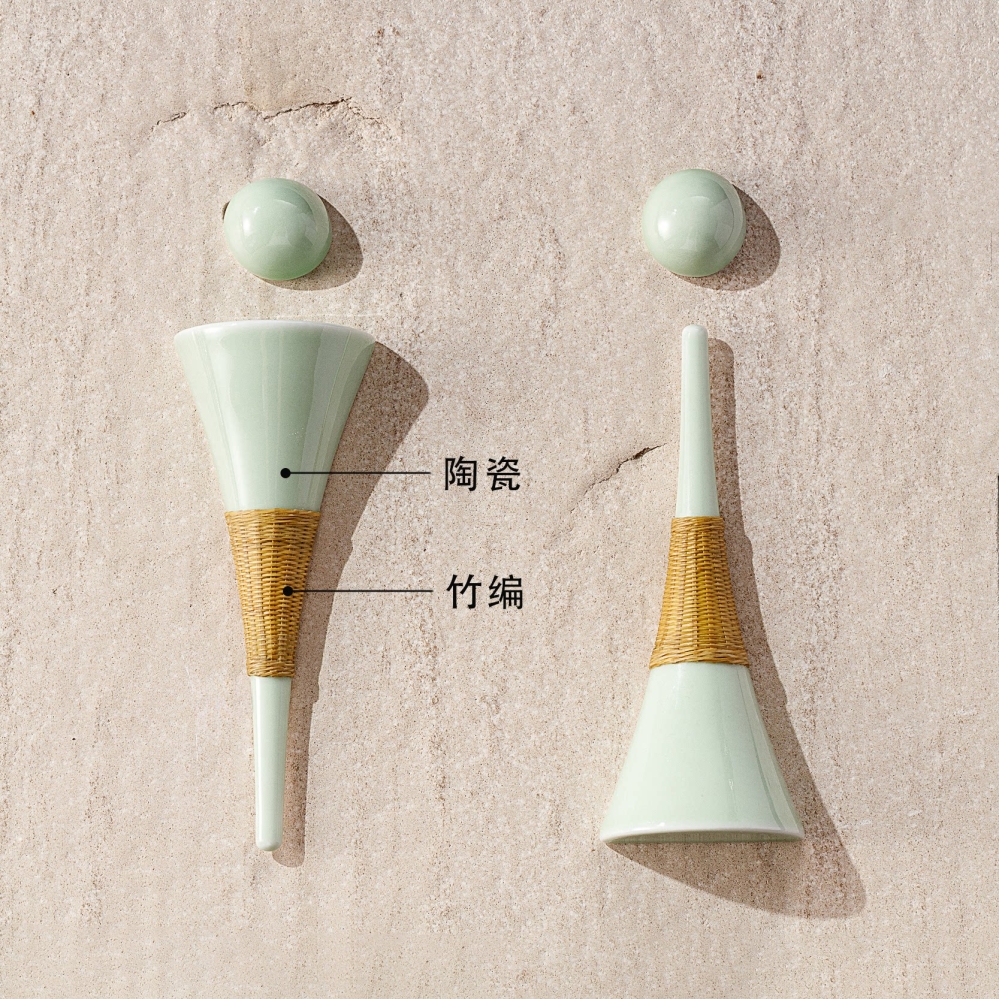 陶瓷竹编洗手间门口餐厅酒店民宿公共卫生间墙面门口导视牌男女洗手间中式奶茶店标识牌商场卫生间提示牌定制