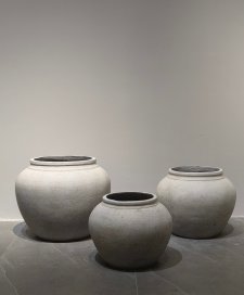 艺术水泥纤维落地花瓶385