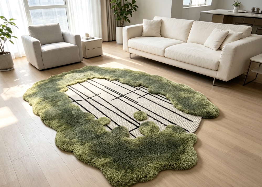 苔藓森林氛围毯