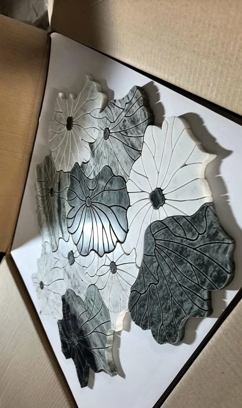 荷叶造型石材马赛克